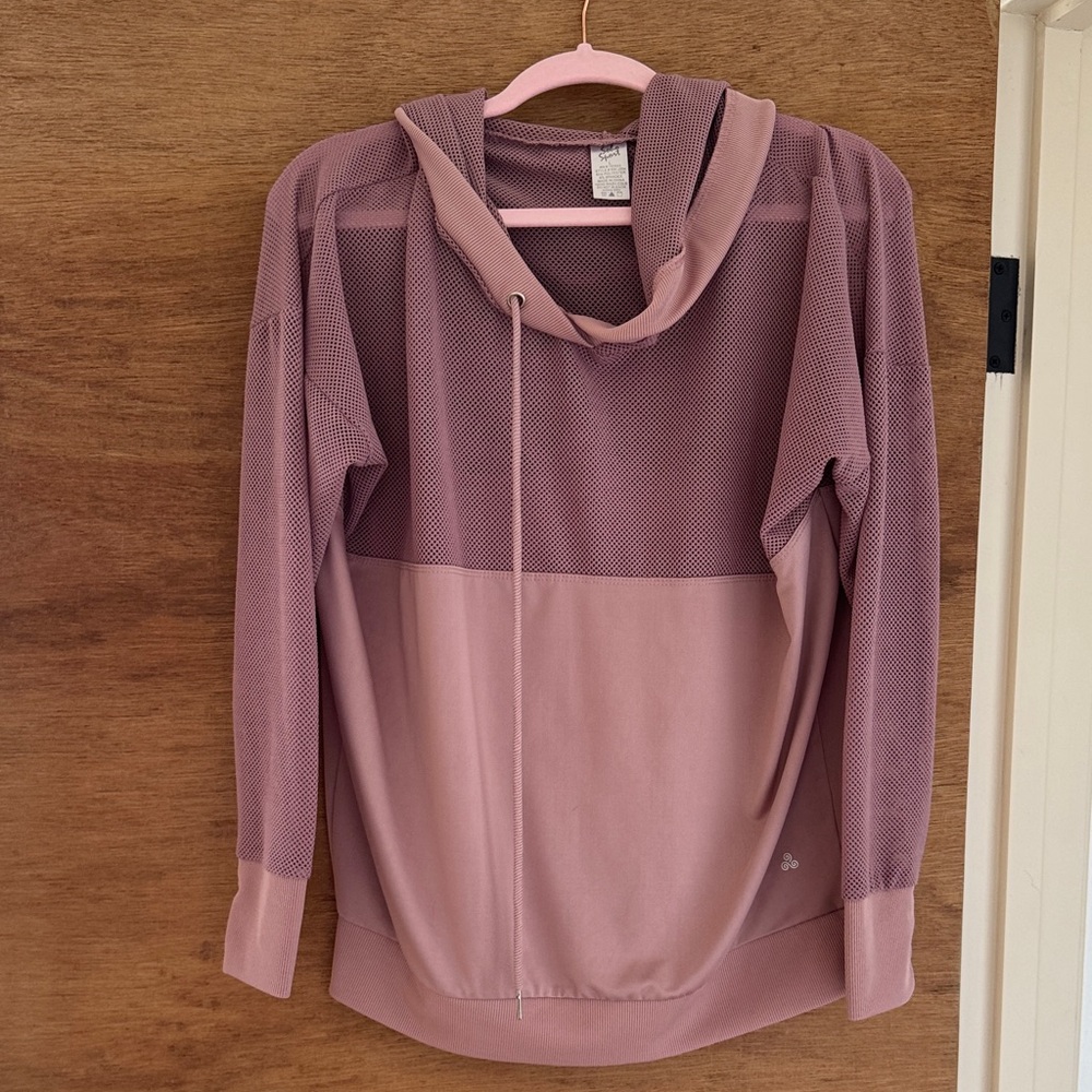 Pink Mesh Hoodie SoHo Sport Size L